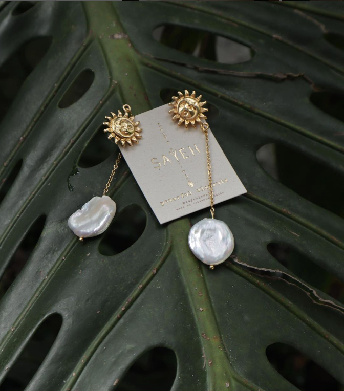 Soleil Pearl Earrings