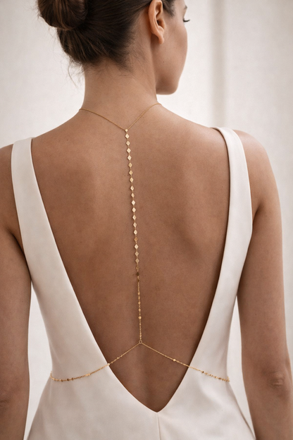 Simple Gold Bodychain Rombos