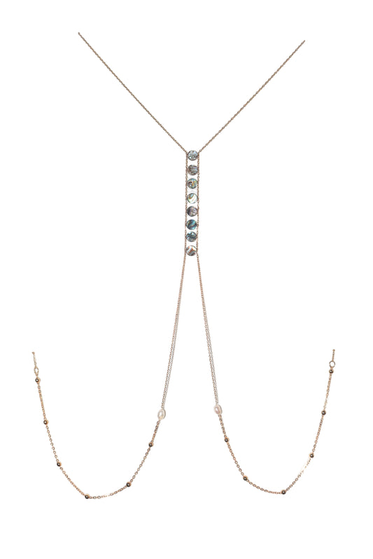 Maxi blue Bodychain