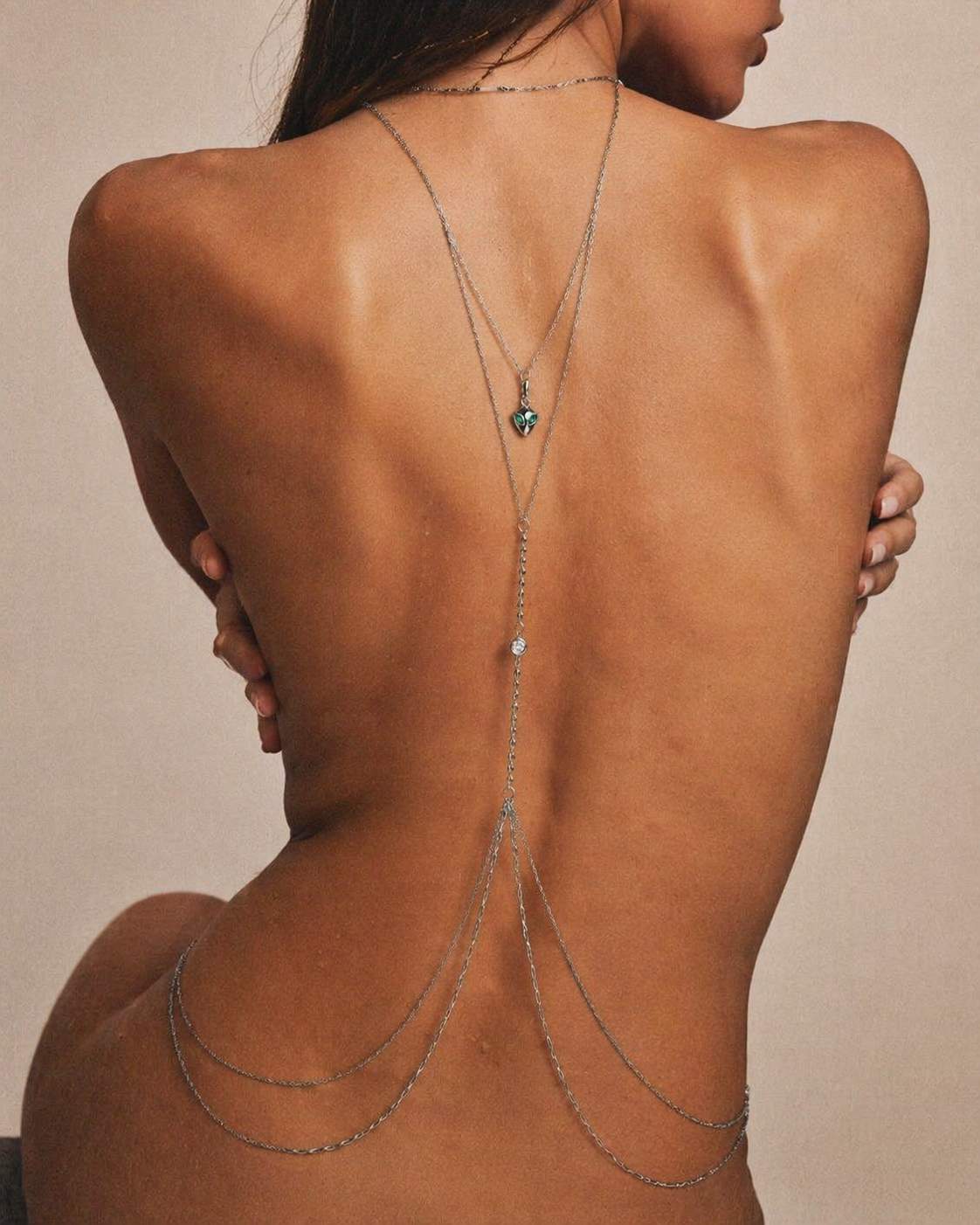 Baby Alien Bodychain Silver