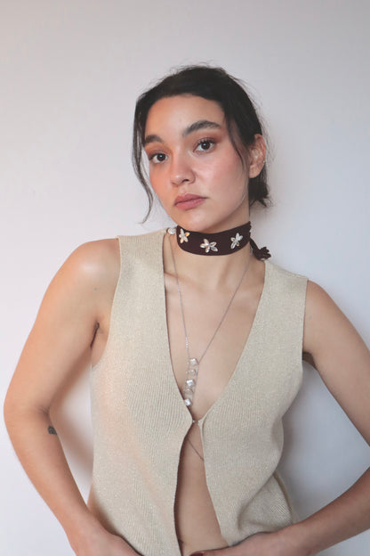 Marea Choker Brown