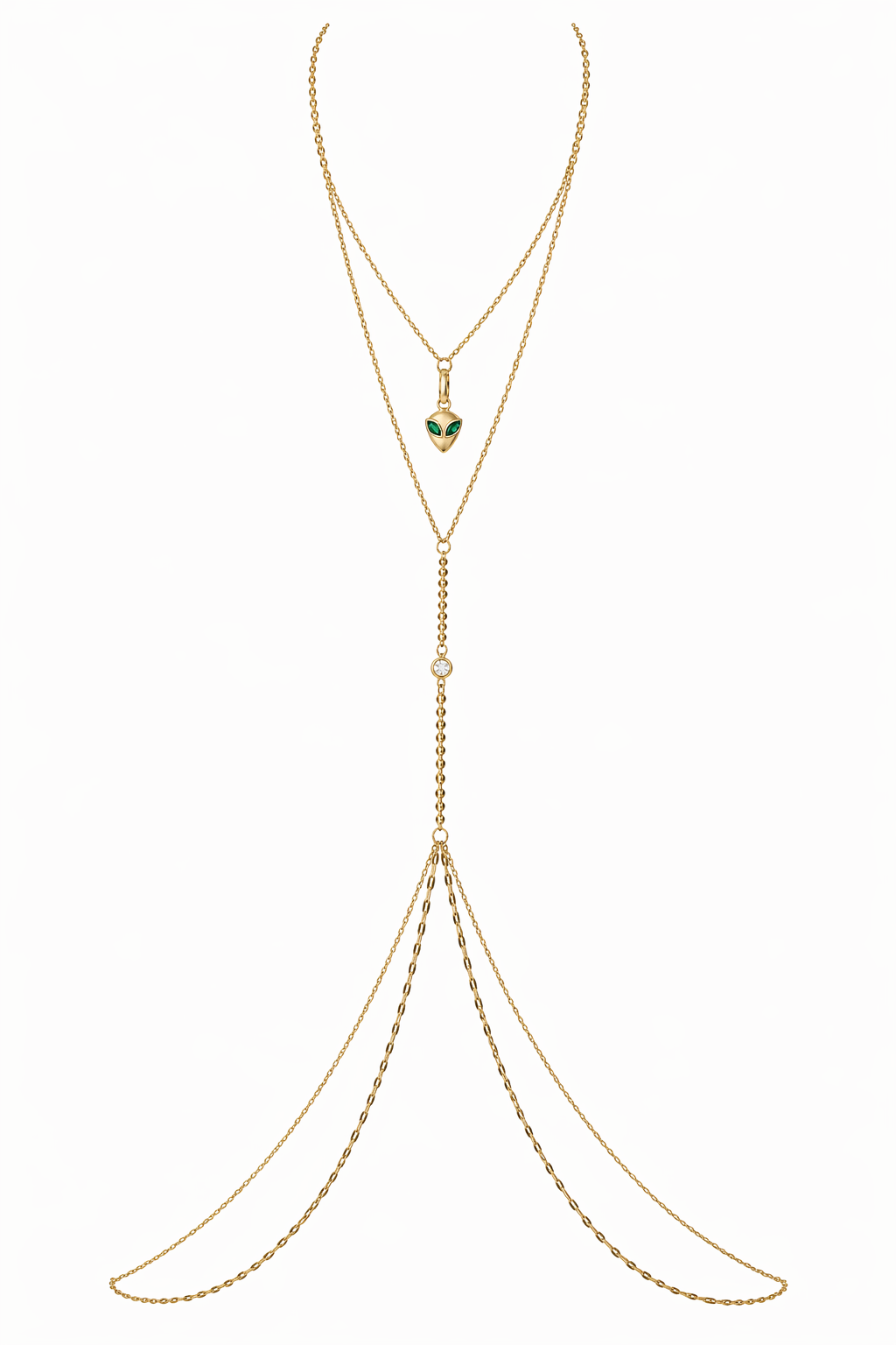 Baby Alien Bodychain Gold