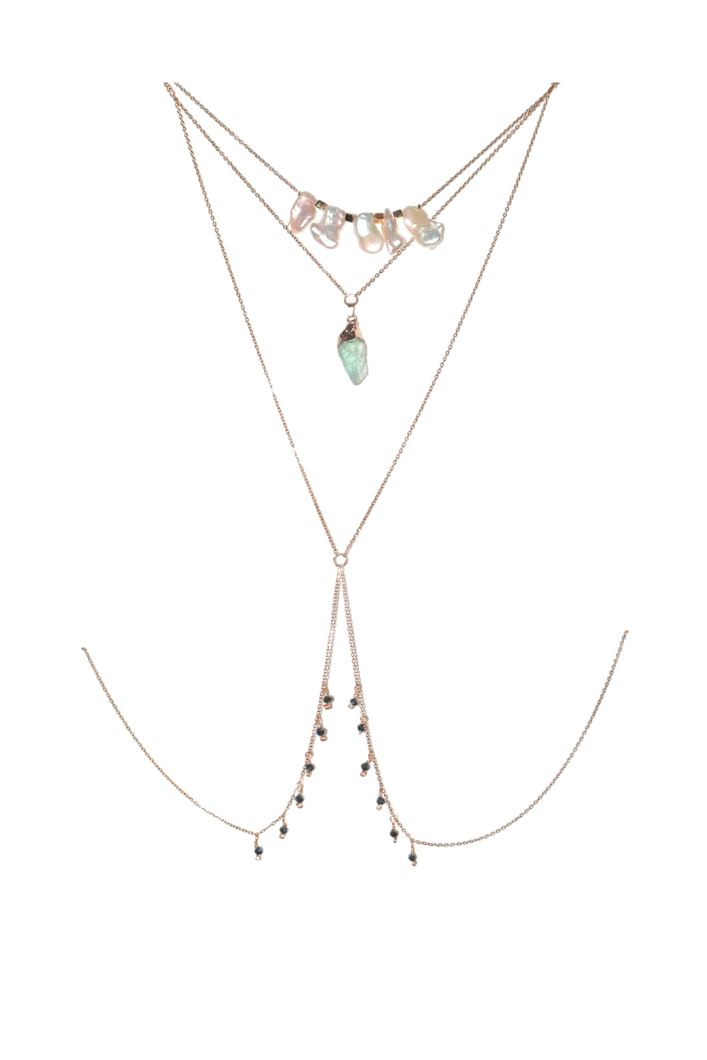 Queen Jade Bodychain