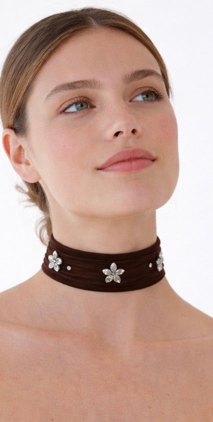 Marea Choker Brown