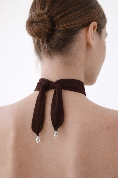 Marea Choker Brown