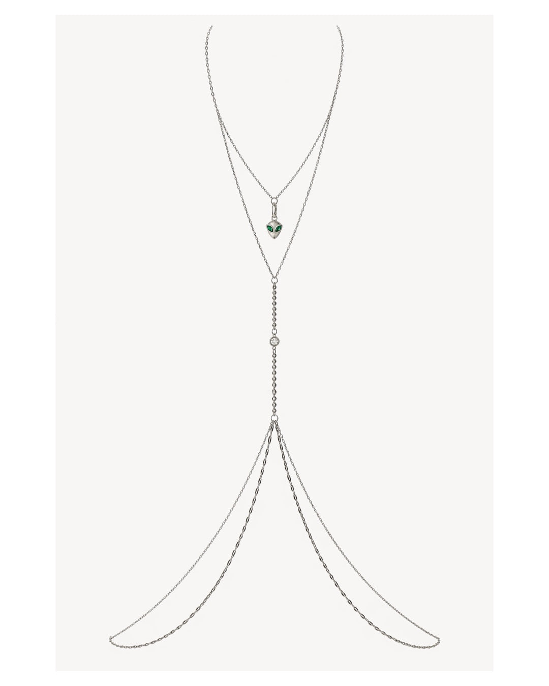 Baby Alien Bodychain Silver