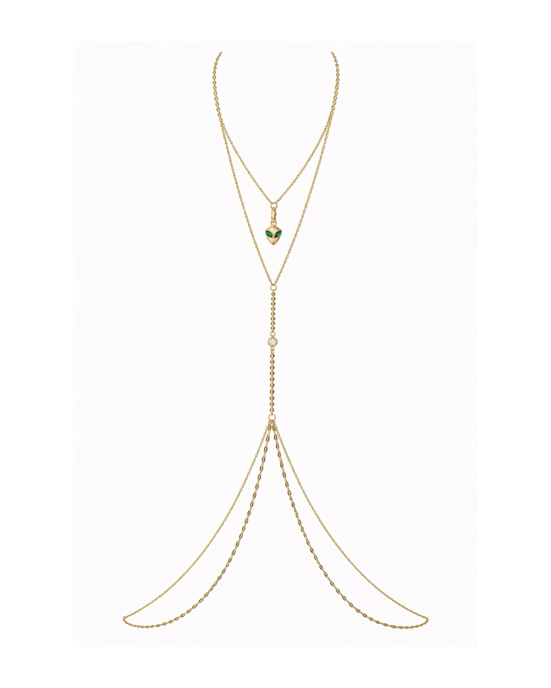 Baby Alien Bodychain Gold