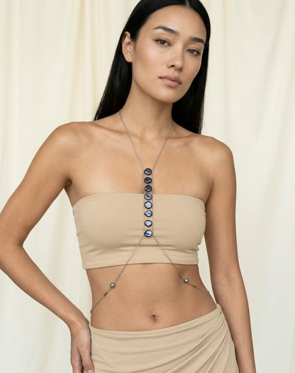 Blue Pearl Bodychain