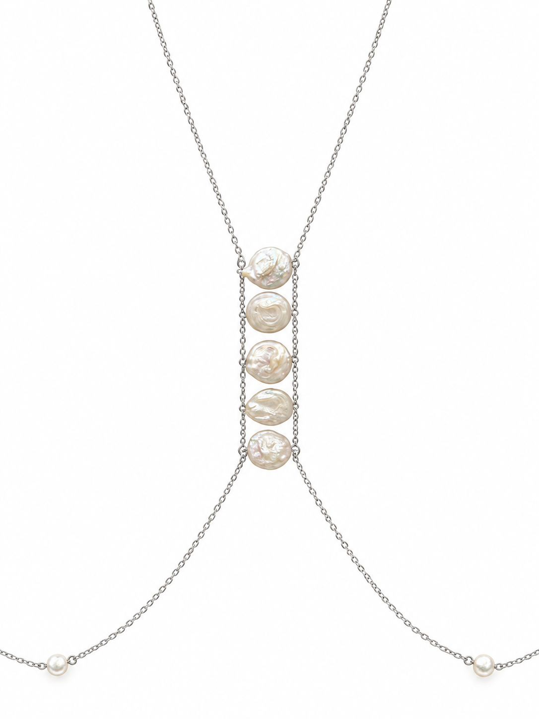 Amira Silver Bodychain