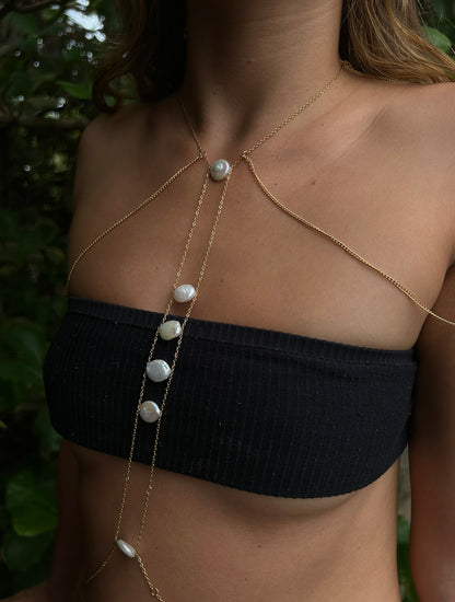 Queen Pearl Bodychain