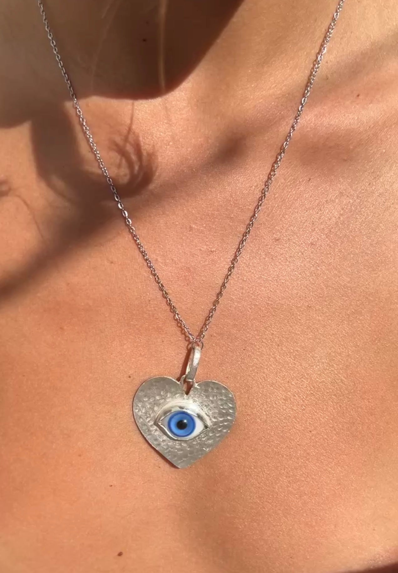 Third Eye Heart Necklace