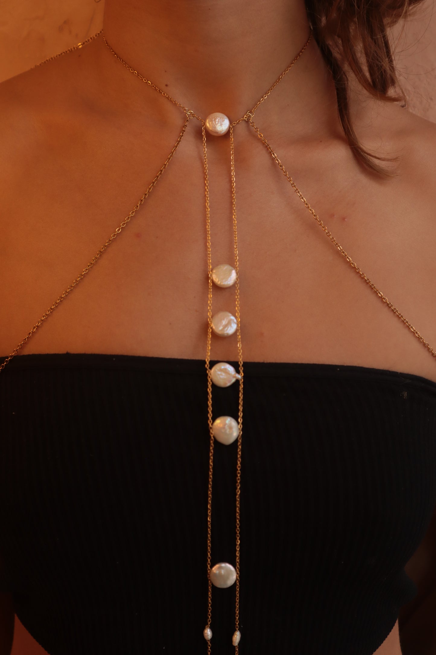 Queen Pearl Bodychain