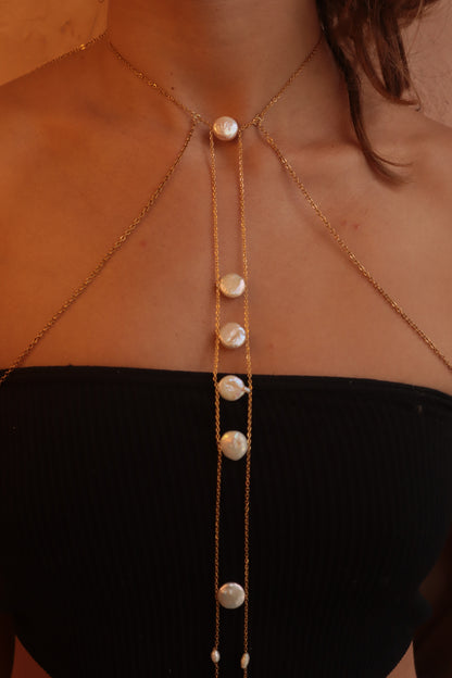 Queen Pearl Bodychain