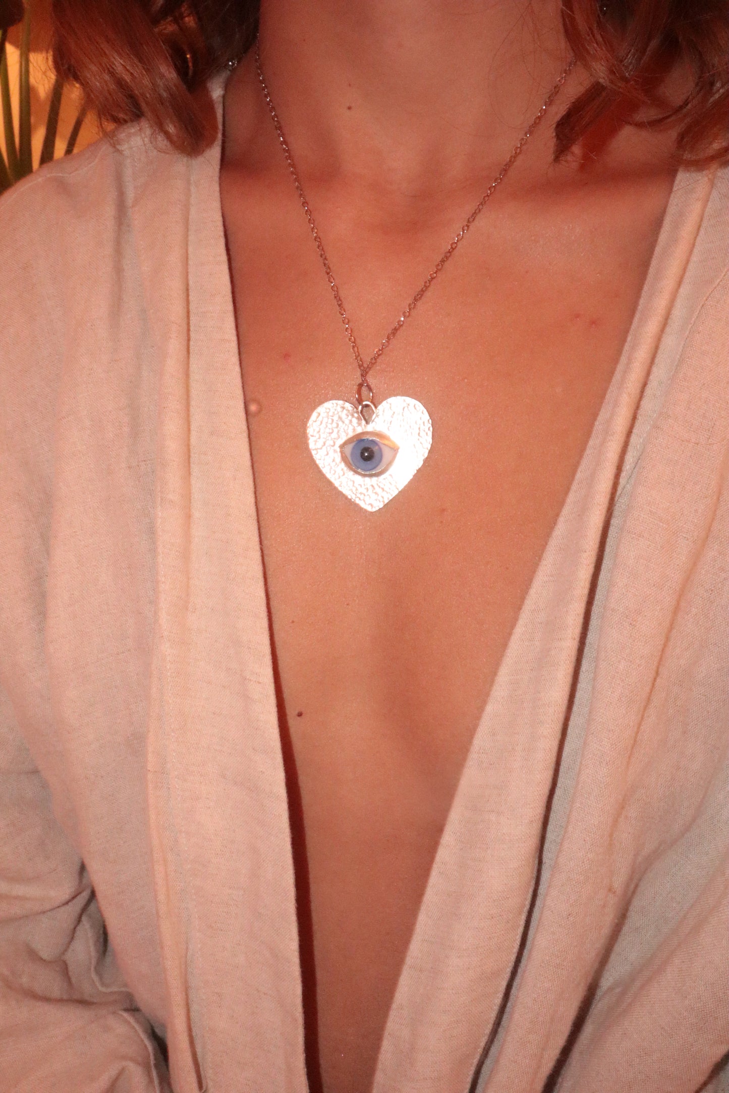 Third Eye Heart Necklace