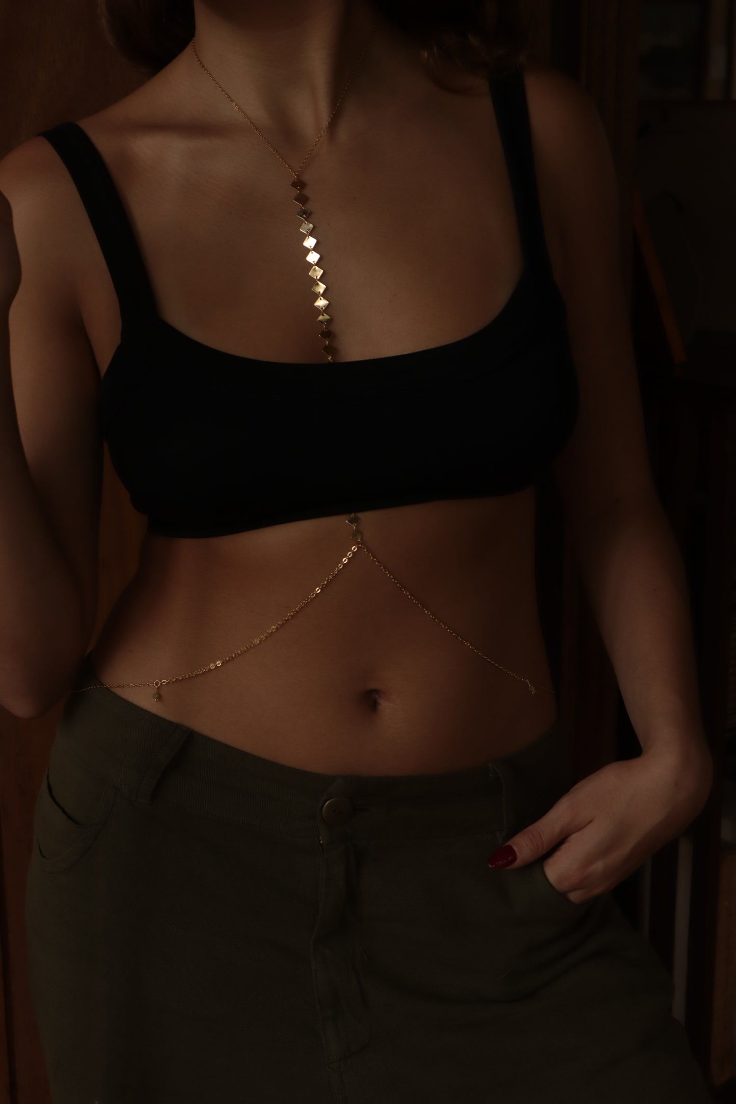 Simple Gold Bodychain