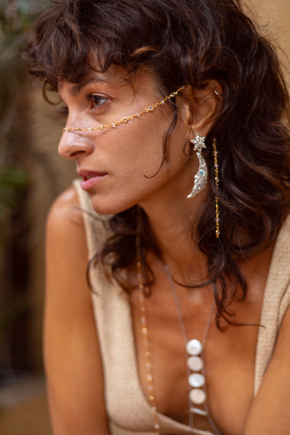 Full moon Earrings
