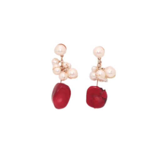 Coral Earrings