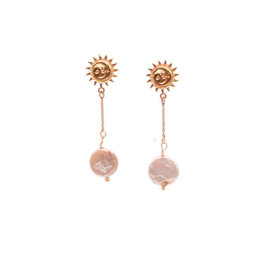 Soleil Pearl Earrings